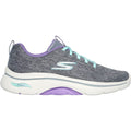 Skechers GO WALK Arch Fit 2.0 Vivid Sunset Textile Damengrau/Lavendel Sneaker