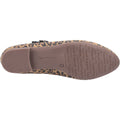 Hush Puppies Melissa Strap Wildleder Damen Leopardenballerinas