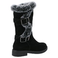 Hush Puppies Megan Damenstiefel Aus Schwarzem Wildleder