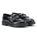 Dr. Martens Adrian Schwarze Farbe/Gepolsterte Glatte Lederschuhe