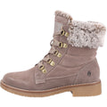 Hush Puppies Florence Leder Damen Stiefel In Taupe