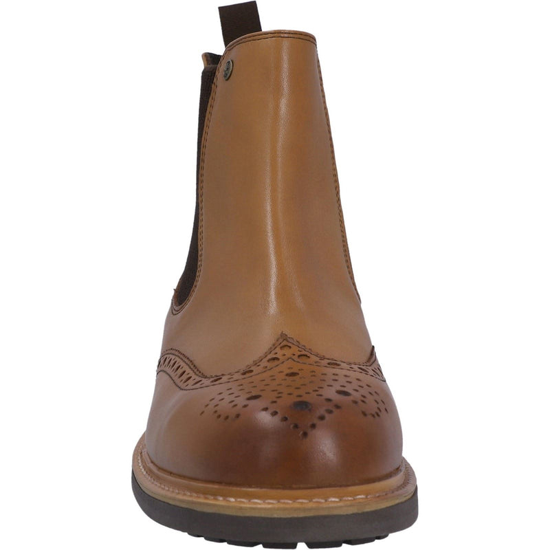 Hunter Cawdor Leder Herren Stiefel In Tan