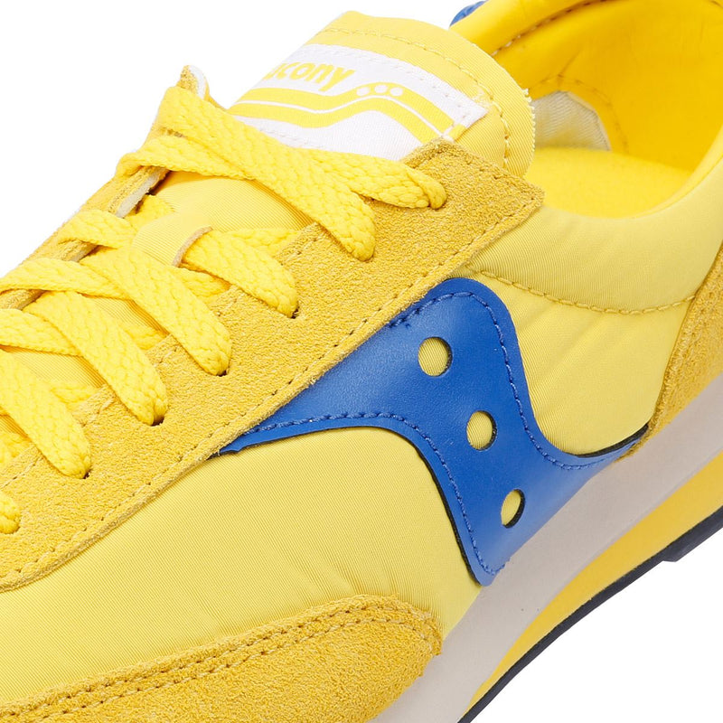 Saucony Trainer 80 Gelbe Wildleder Sneaker