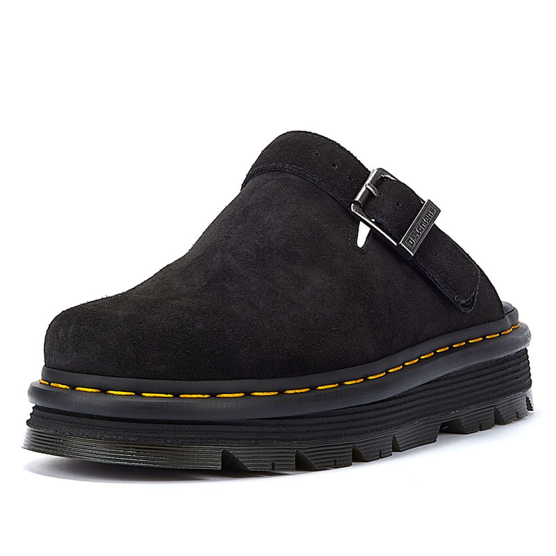 Dr. Martens Zebzag Maultier Aus Schwarzem Wildleder