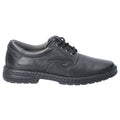 Hush Puppies Outlaw II Schwarze Farbe Herren-Schnürschuhe Aus Leder