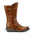 Fly London Mes 2 Damenstiefel Aus Braunem Leder