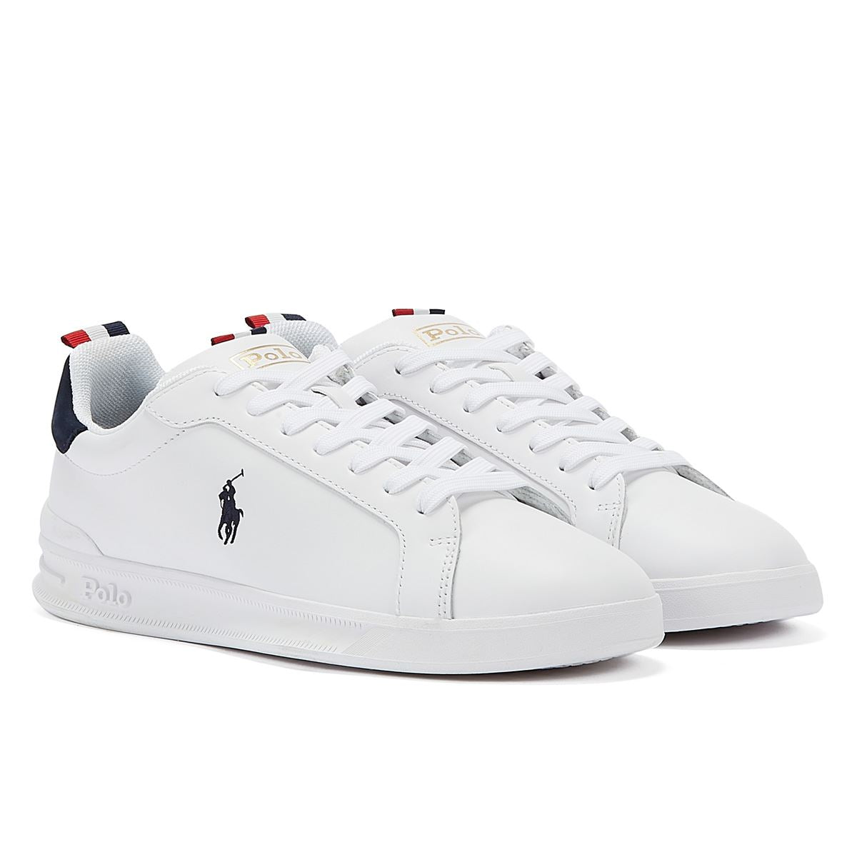 Ralph Lauren Hrt Ct Ii Sneakers Low Weiße Turnschuhe