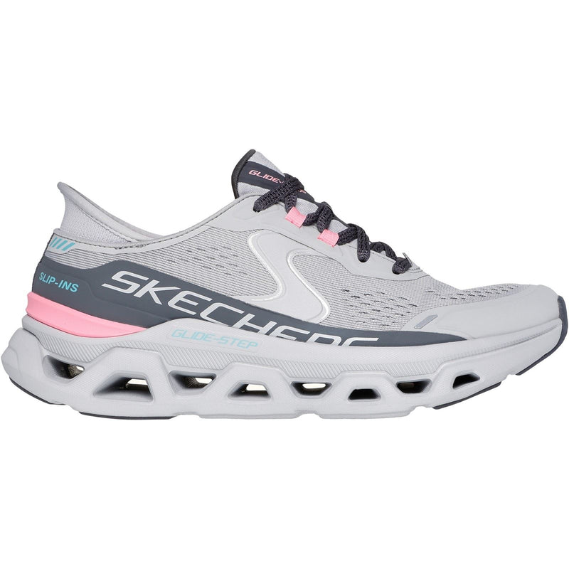 Skechers Glide-Step Altus Synthetische Damengrau/Rosa Sneaker