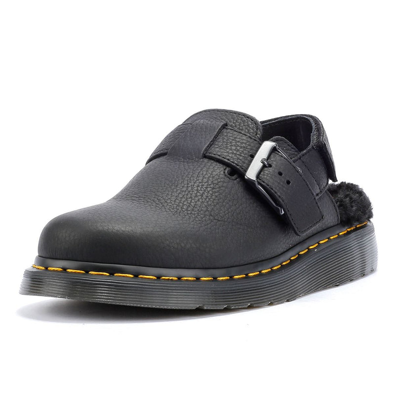 Dr. Martens Jorge II Leder Schwarze Sandalen