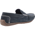 Hush Puppies Roscoe Leder Herren Dunkelblaue Bootsschuhe