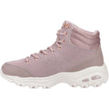 Skechers D'Lites Leder Damen Stiefeletten In Zartrosa