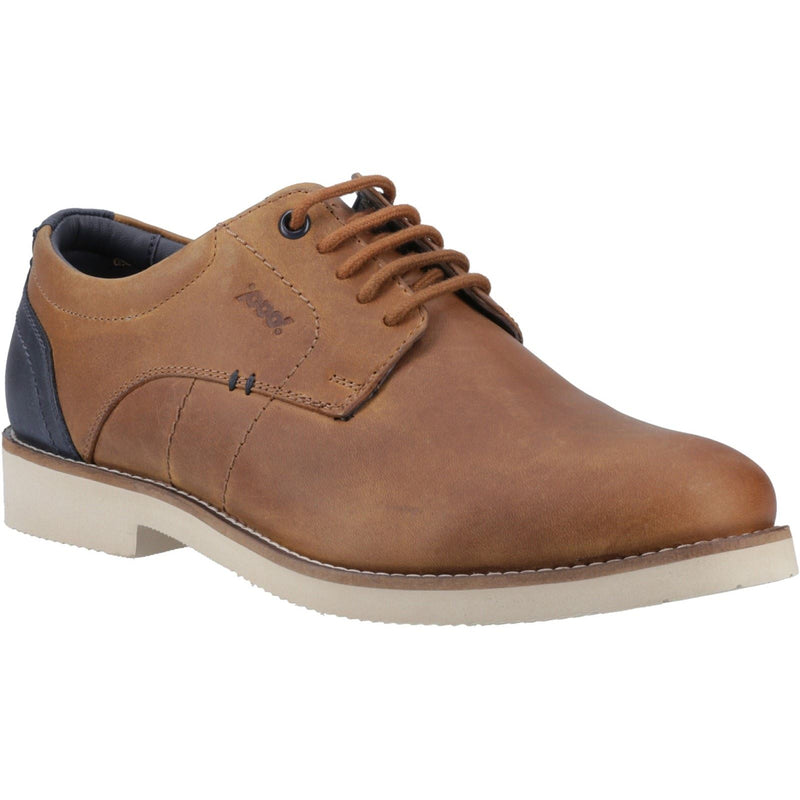 Pod Hampton Leder Herren Braune Schnürschuhe