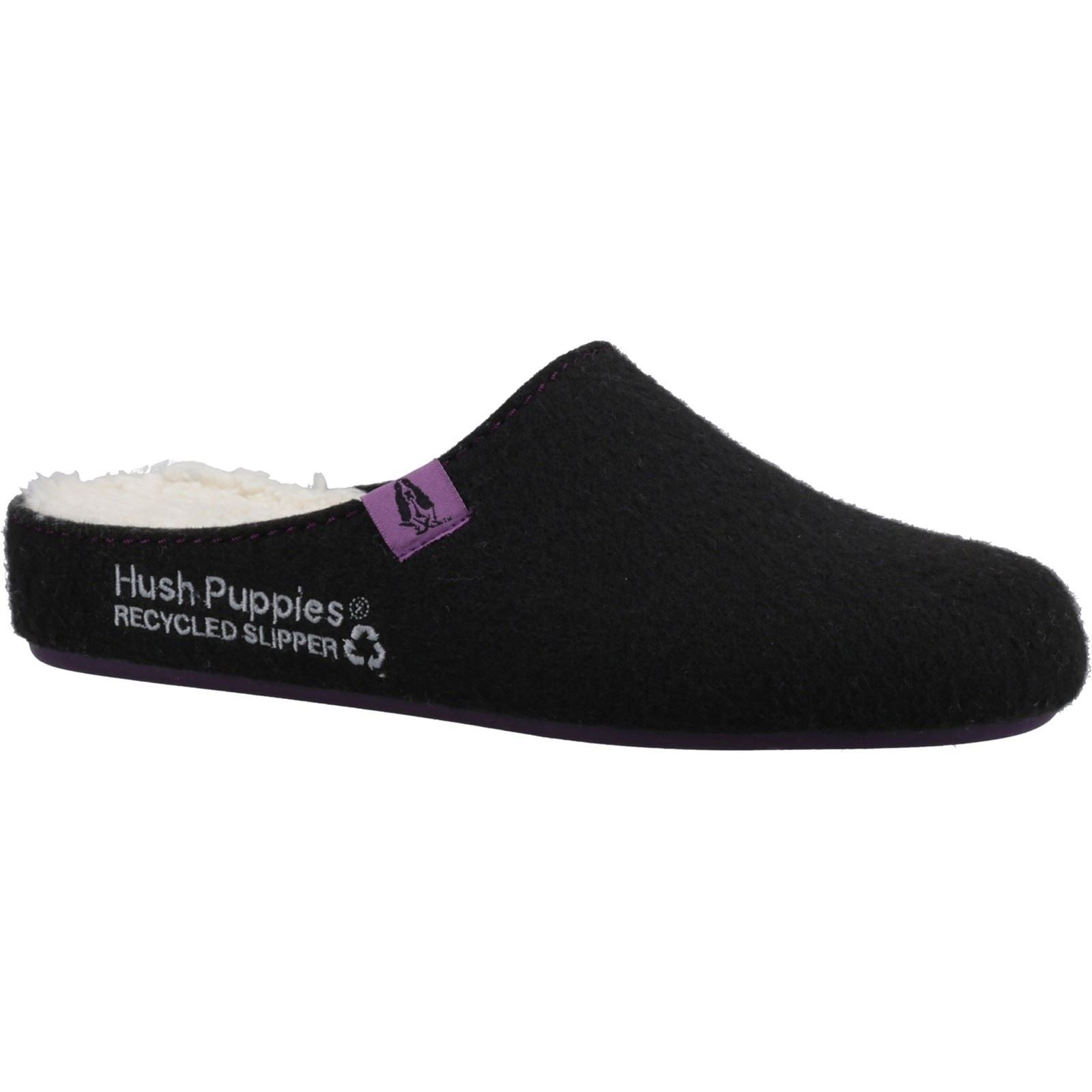 Hush Puppies The Good Damen Schwarze Hausschuhe