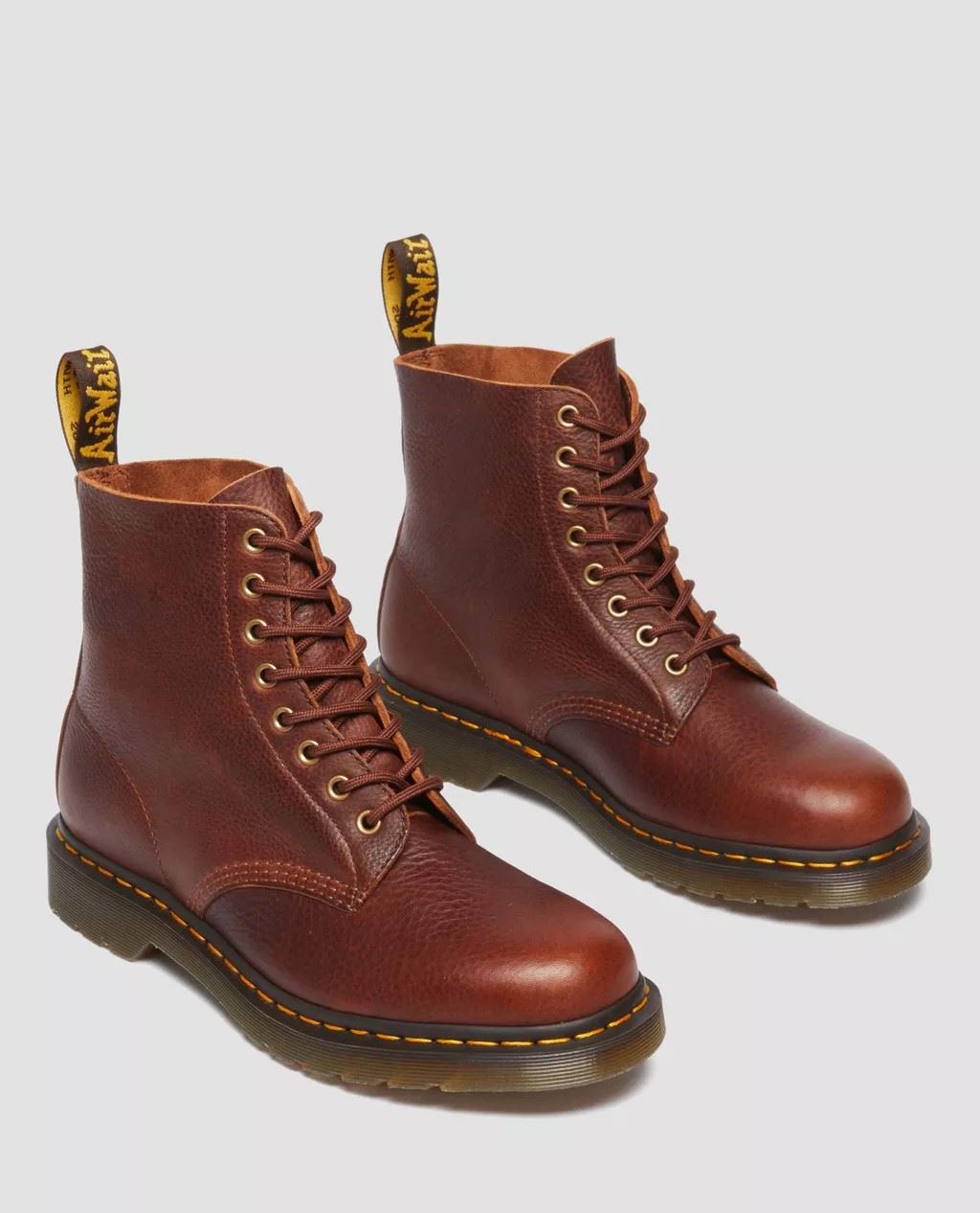 Dr. Martens 1460 Pascal Ambassador Lederbraune Stiefel