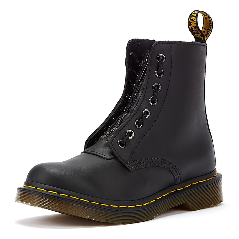 Dr. Martens 1460 Pascal Front Zip Black Boots