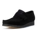 Clarks Originals Wallabee Herren Schwarze Wildleder Slipper