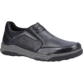 Hush Puppies Fletcher Leder Herren Schwarze Mokassins