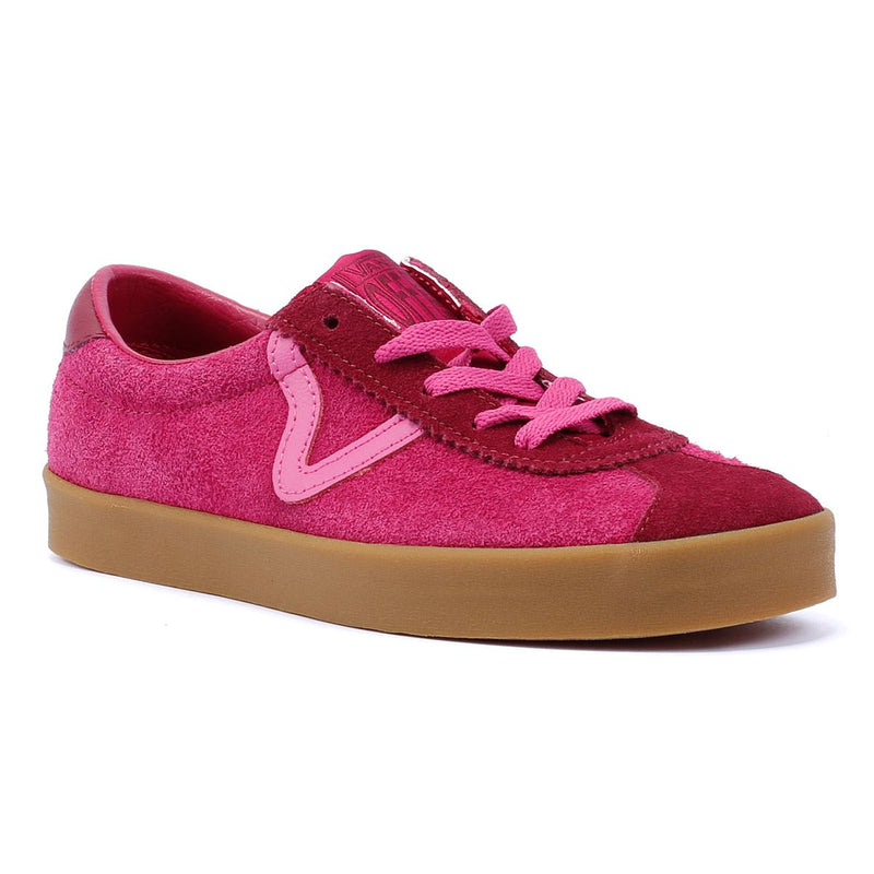 Vans Sport Low Damen Sneaker Aus Wildleder In Rosa