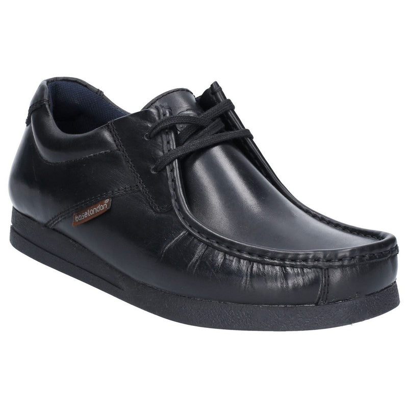 Base London Event Schwarze Farbe Herren-Schnürschuhe Aus Leder