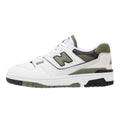 New Balance 550 Weiße/Khakifarbene Turnschuhe