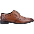 Hush Puppies Elliot Leder-Herren-Tan-Brogues-Schuhe