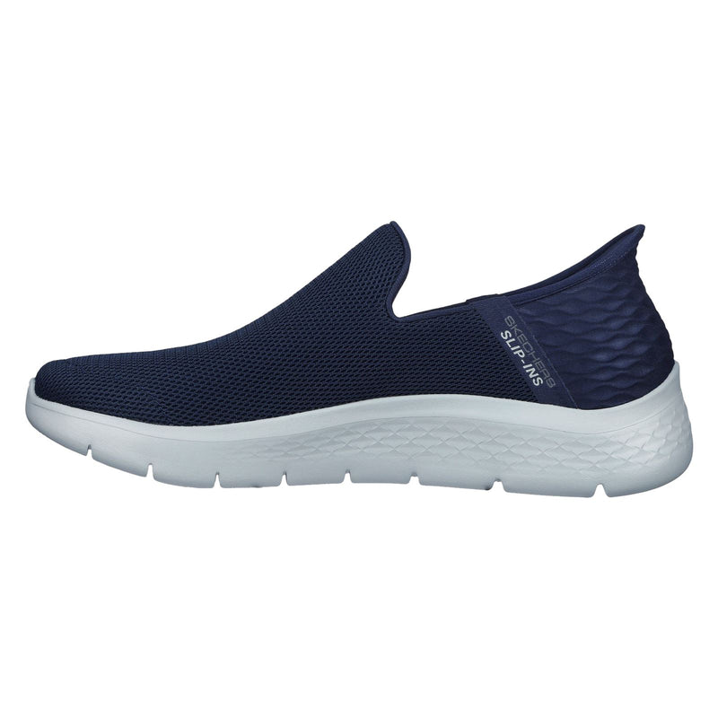 Skechers Go Walk Flex No Hands Polyester Herren Sneaker In Marineblau