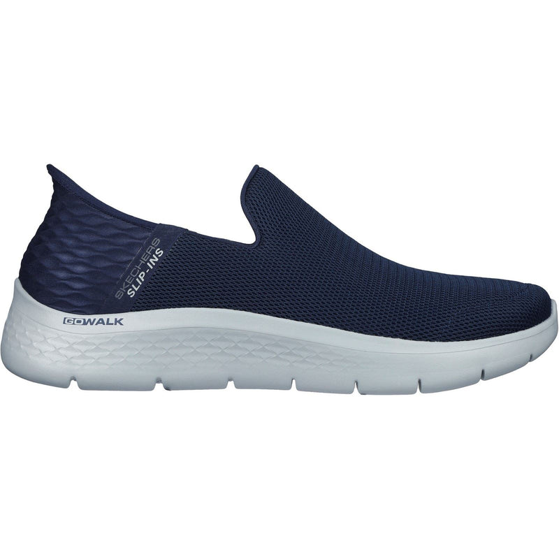 Skechers Go Walk Flex No Hands Polyester Herren Sneaker In Marineblau