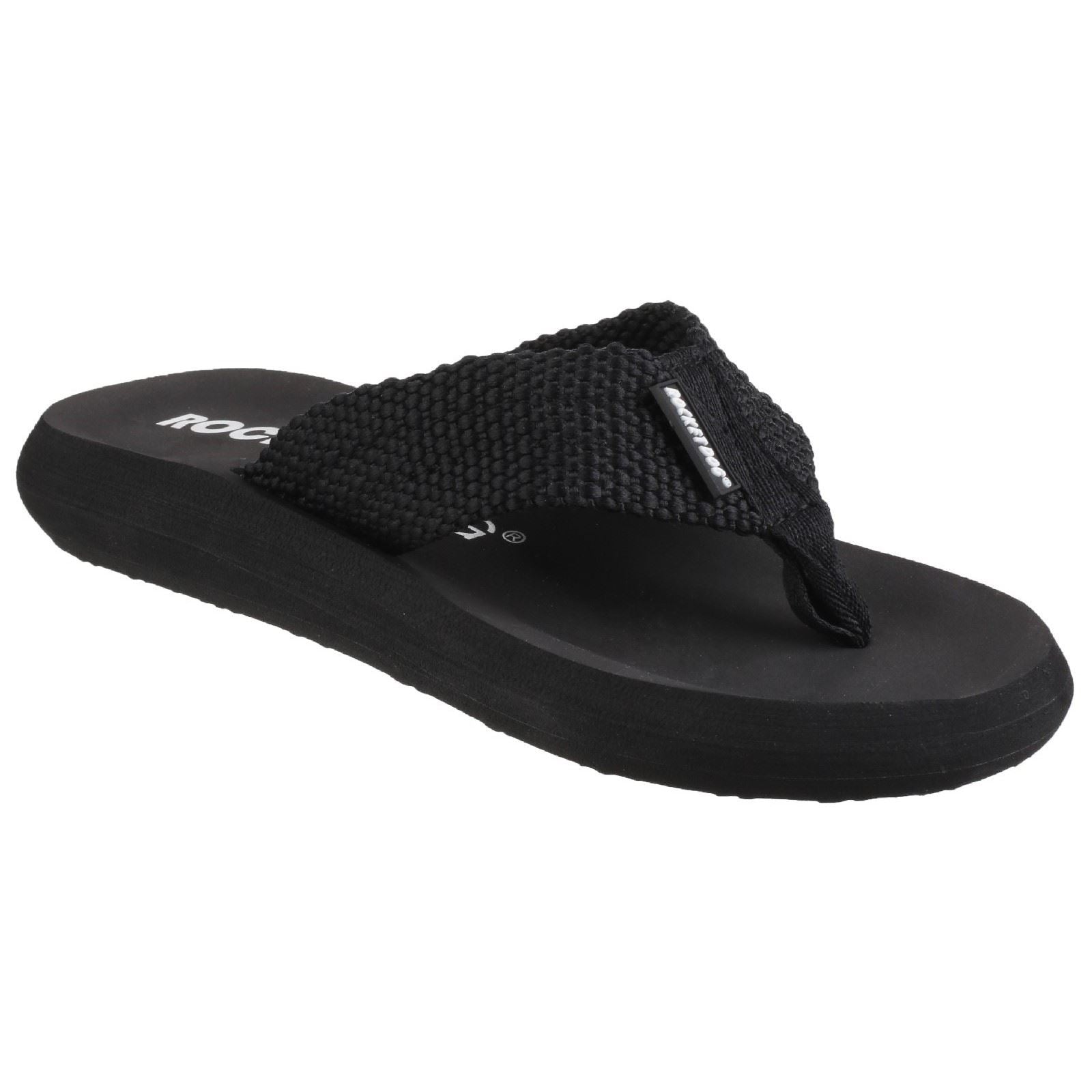 Rocket Dog Sunset Damen-Schwarz Flip-Flops