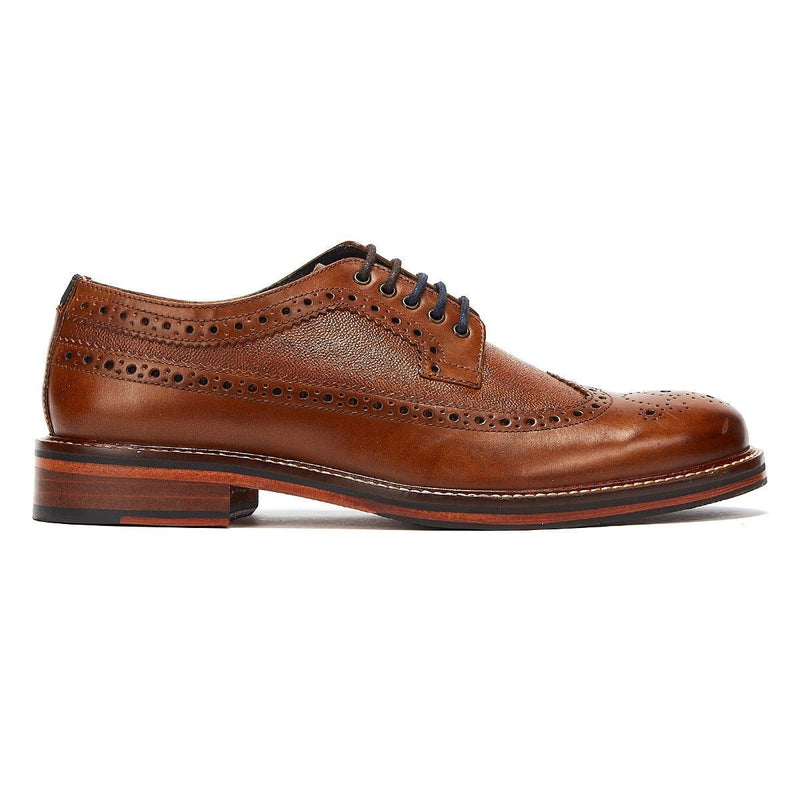 Ben Sherman Archie Brogue Leder Herren Braune Schnürschuhe