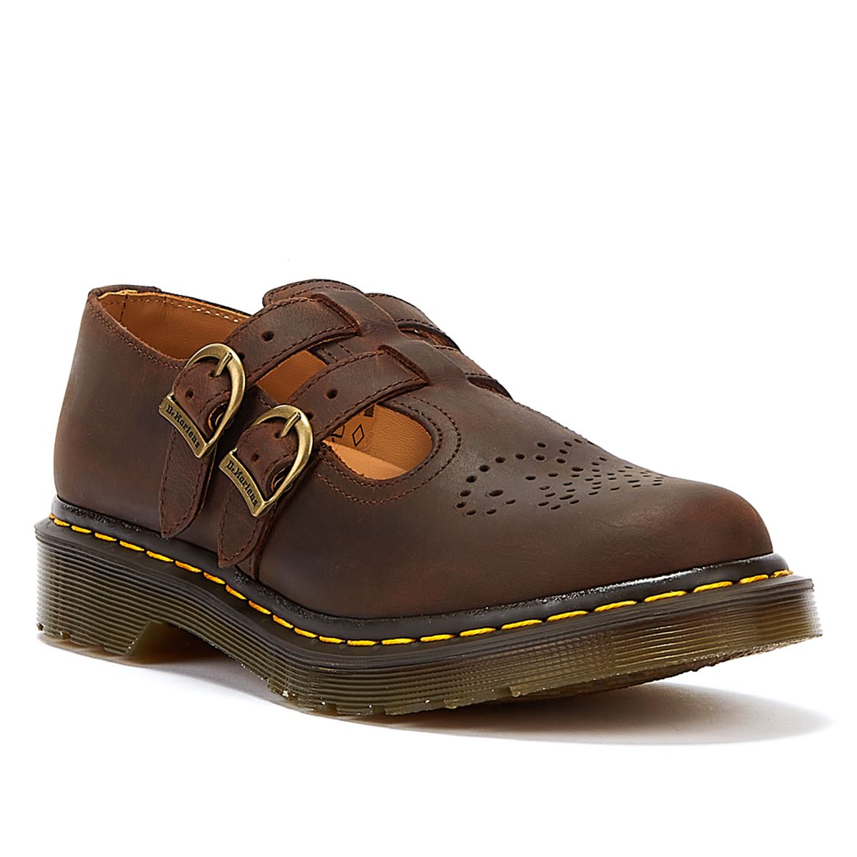 Dr. Martens 8065 Mary Jane Crazy Horse Damen Braun Lassig Tower London.De