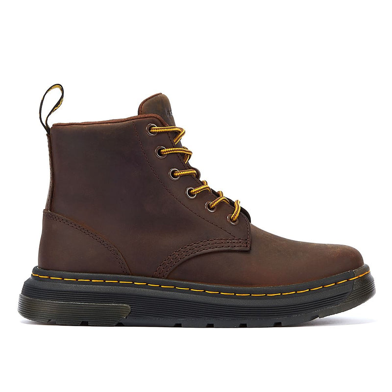 Dr. Martens Crewson Chukka Crazy Horse Dunkelbraune Stiefel