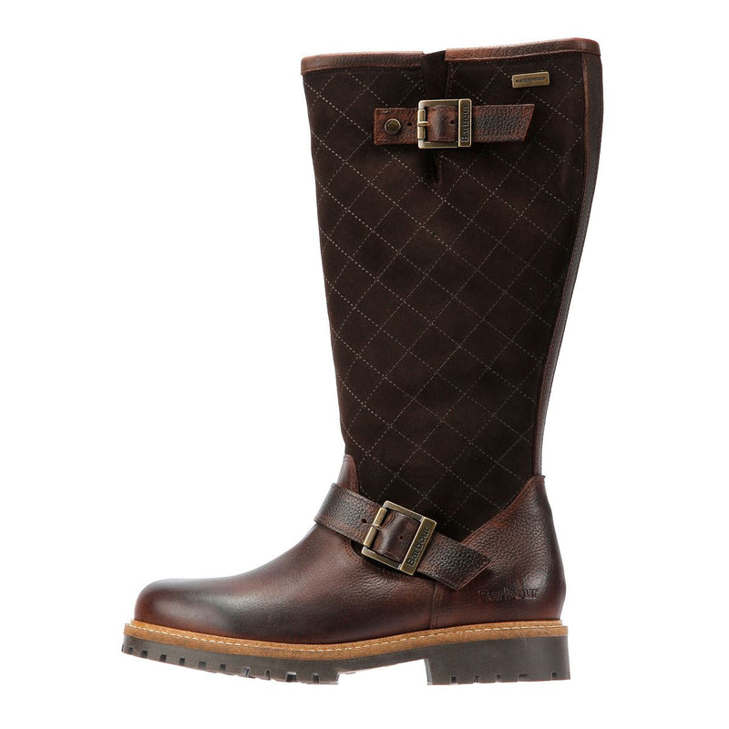 Barbour Willow Tall Damenstiefel Aus Braunem Wildleder