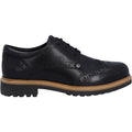 Hunter Cawdor Leder Herren-Schwarz Brogues-Schuhe