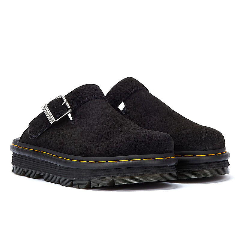 Dr. Martens Zebzag Maultier Aus Schwarzem Wildleder