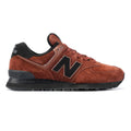 New Balance 574 Wildleder Braune Turnschuhe