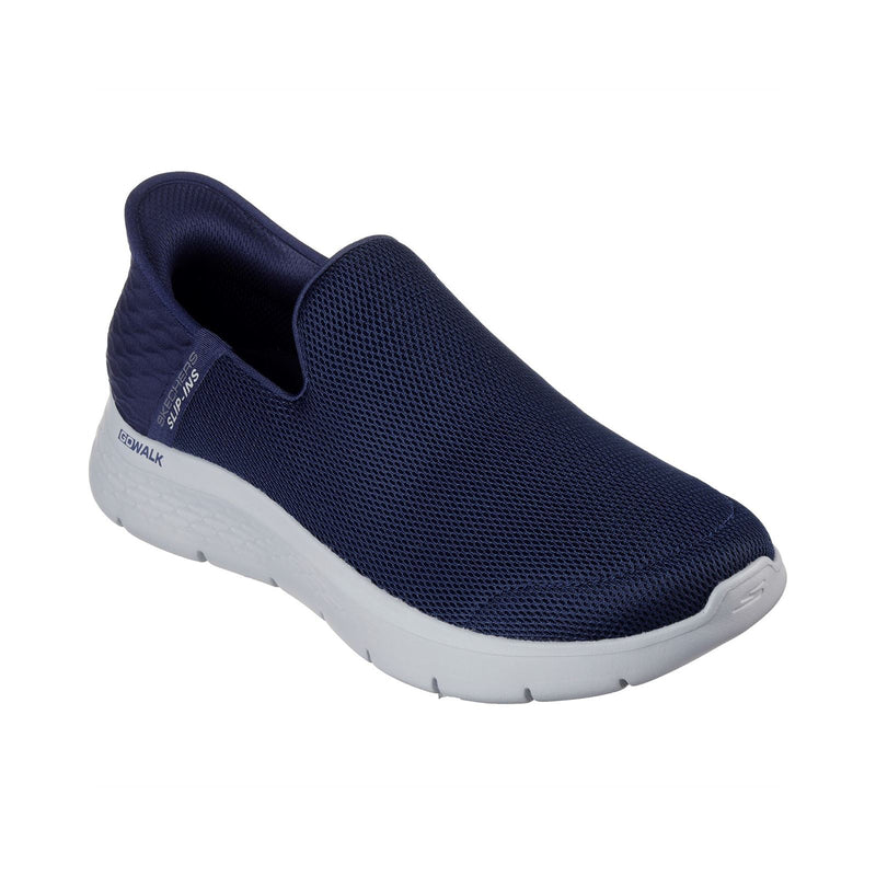 Skechers Go Walk Flex No Hands Polyester Herren Sneaker In Marineblau