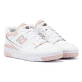 New Balance 550 Damen Weiße/Rosa Sand Leder Sneaker