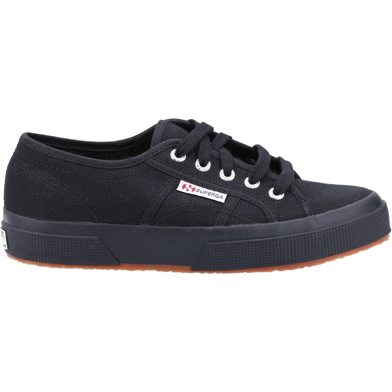 Superga 2750 Cotu Classic 100% Baumwoll-Damenvollschwarze Turnschuhe