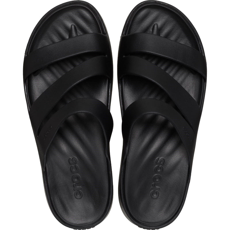 Crocs Getaway Strappy Damen Sandalen Aus Thermoplastischem Material In Schwarz