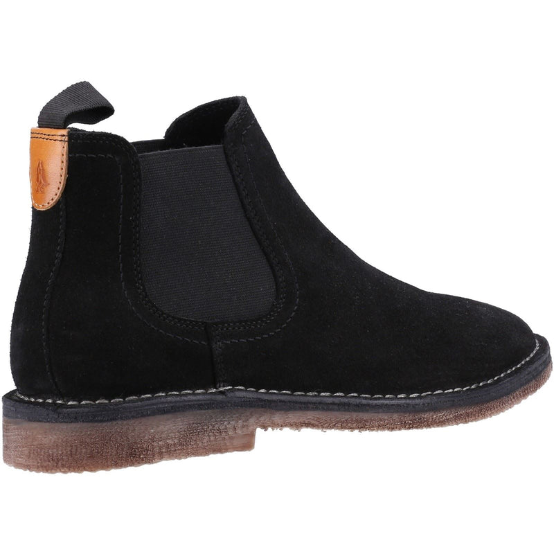 Hush Puppies Shaun Wildleder Herren Schwarze Stiefel