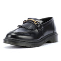 Dr. Martens Adrian Schwarze Farbe/Gepolsterte Glatte Lederschuhe