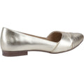 Hush Puppies Marley Ballerina Leder Damen Gold Flats