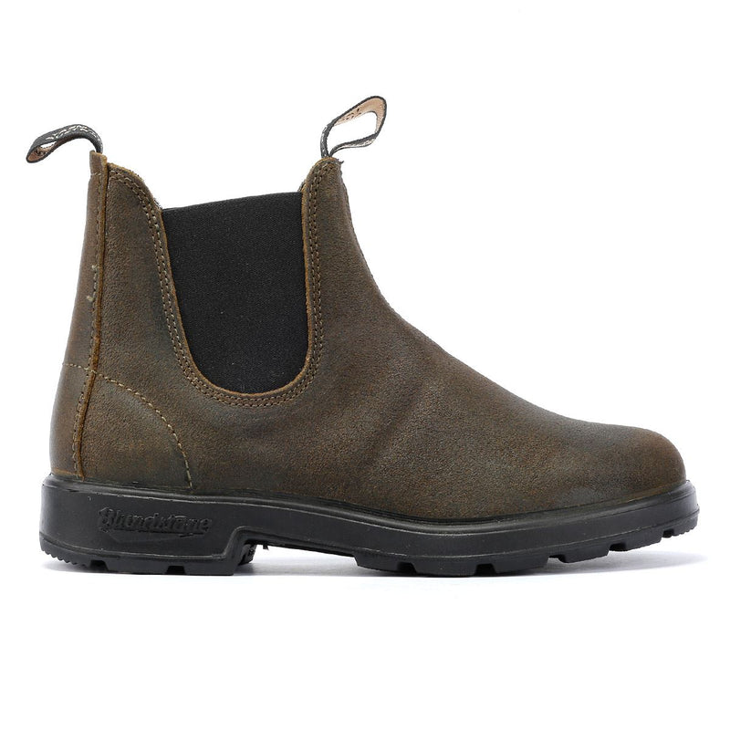 Blundstone Originals Wildleder Grüne Stiefel