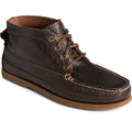 Sperry Authentic Original Boat Chukka Tumbled Herren Dunkelbraune Stiefel