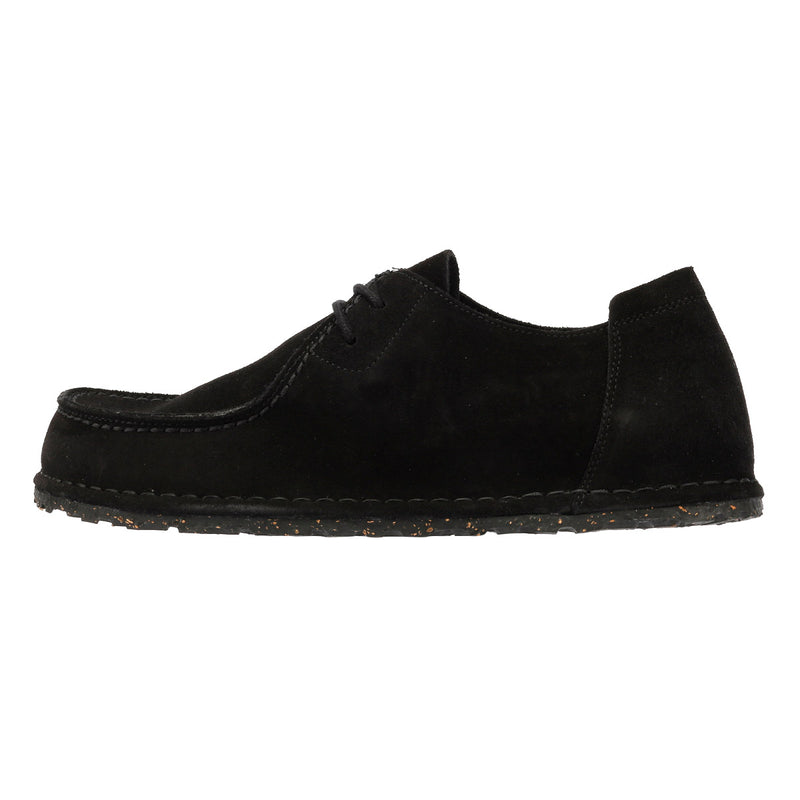 Birkenstock Utti Wildleder Herrenschwarze Loafer