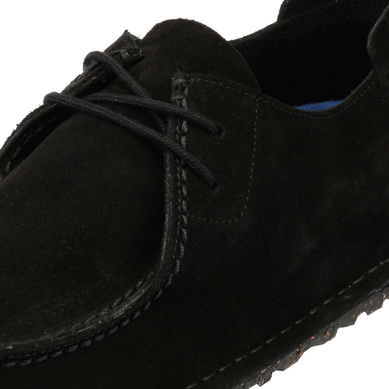 Birkenstock Utti Wildleder Herrenschwarze Loafer