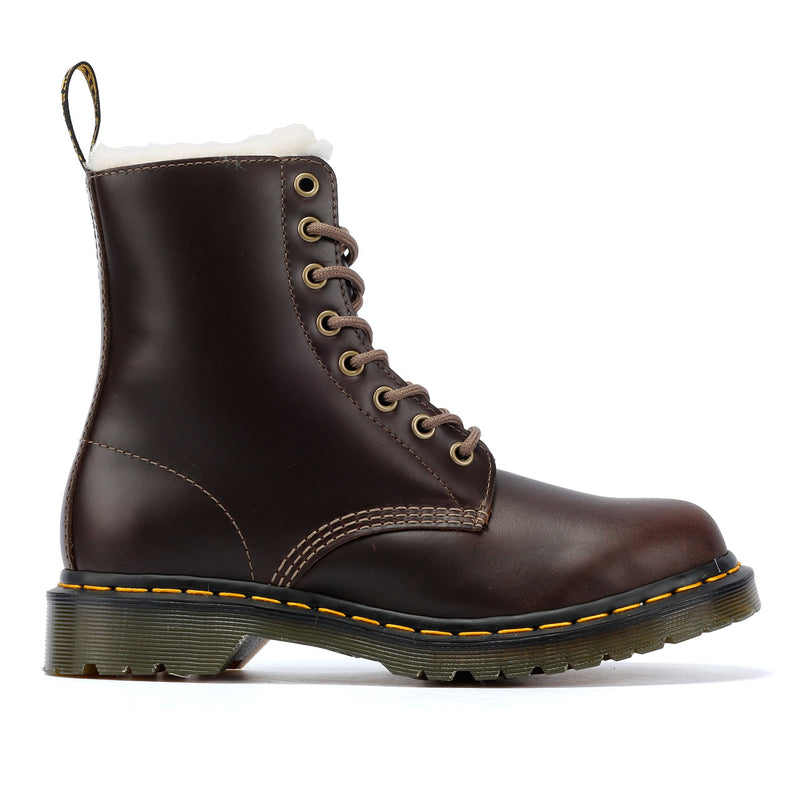 Dr. Martens Serena Damenstiefel Aus Braunem Leder