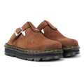 Dr. Martens Zebzag Warmlined Wildlederbraune Komfortschuhe