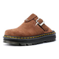 Dr. Martens Zebzag Warmlined Wildlederbraune Komfortschuhe