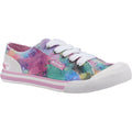 Rocket Dog Rocket Dog Jazzin Jazzin Baumwoll-Damensneaker In Pink/Multi